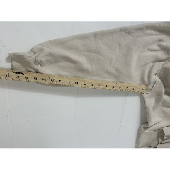 ALO YOGA Renown Crew Neck Pullover Bone - Small sweater sweatshirt cream - Picture 6 of 10